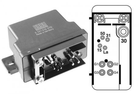 Блок керування, час розжарювання BERU GR070