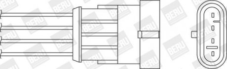 Лямбда-зонд BERU OZH118