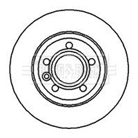 Тормозной диск BORG & BECK BBD4214