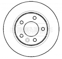 Тормозной диск BORG & BECK BBD4387