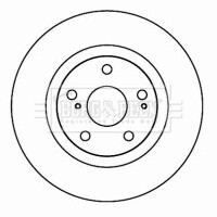 Гальмівний диск BORG & BECK BBD4606