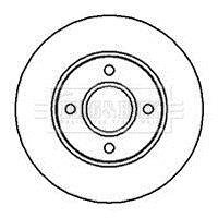 Гальмівний диск BORG & BECK BBD4983