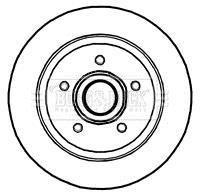 Тормозной диск BORG & BECK BBD5840S