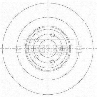 Тормозной диск BORG & BECK BBD6085S