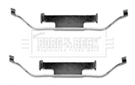 Тормозные колодки.) BORG & BECK BBK1012 (фото 1)