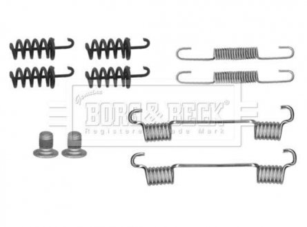 Комплектуючі, колодки дискового гальма BORG & BECK BBK6284