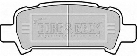 Тормозные колодки, дисковый тормоз (набор) BORG & BECK BBP1705