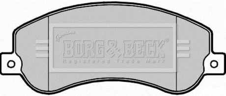 Тормозные колодки.) BORG & BECK BBP2281