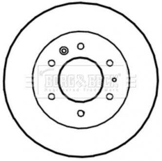 Тормозной барабан BORG & BECK BBR7239