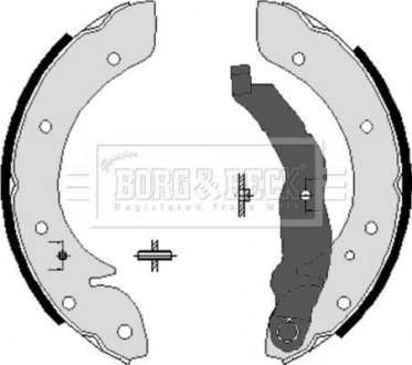 Тормозные колодки.) BORG & BECK BBS6198