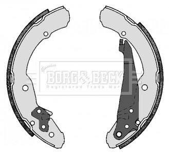 Тормозные колодки.) BORG & BECK BBS6230