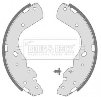 Гальмiвнi колодки барабаннi заднi BORG & BECK BBS6323