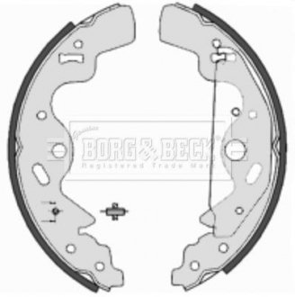 Комплект тормозных колодок BORG & BECK BBS6357