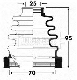 Пыльник BORG & BECK BCB2864