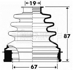 Пыльник BORG & BECK BCB2901