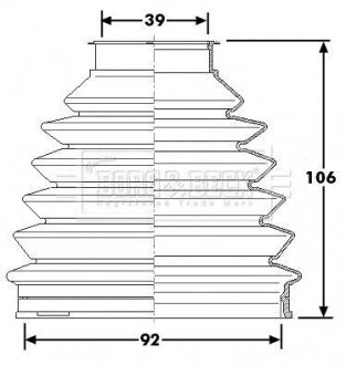 Пильник BORG & BECK BCB6231