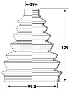 Пильник BORG & BECK BCB6278