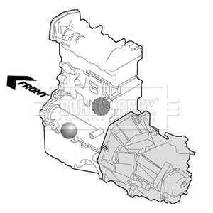 Подвеска BORG & BECK BEM3187