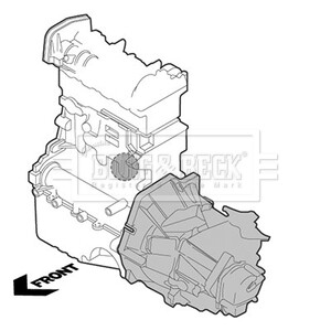 Подушка двигателя BORG & BECK BEM3844 (фото 1)