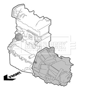 Подушка двигателя BORG & BECK BEM3859 (фото 1)