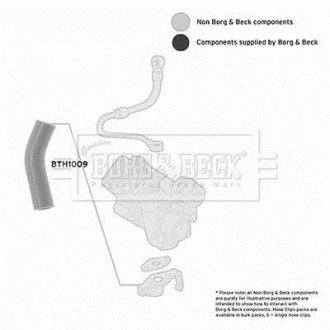 Шлангопровід BORG & BECK BTH1009