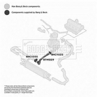 Шлангопровід BORG & BECK BTH1029