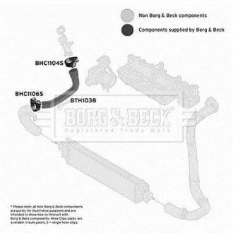 Шлангопровід BORG & BECK BTH1038