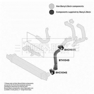 Шлангопровід BORG & BECK BTH1045