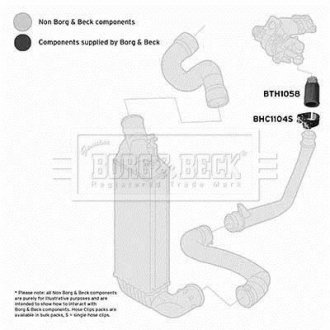 Шлангопровід BORG & BECK BTH1058