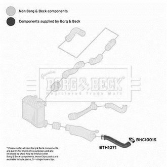 Шлангопровід BORG & BECK BTH1071