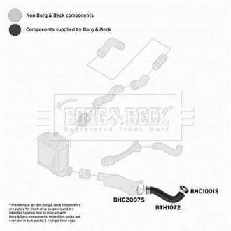 Шлангопровід BORG & BECK BTH1072