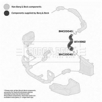 Шлангопровід BORG & BECK BTH1082