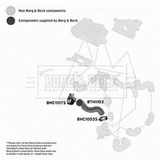 Шлангопровод BORG & BECK BTH1103