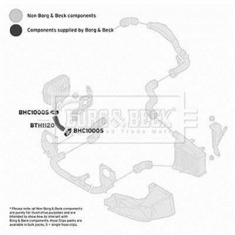 Шлангопровід BORG & BECK BTH1120