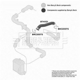 Шлангопровід BORG & BECK BTH1131