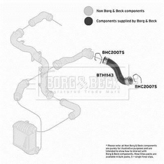 Шлангопровід BORG & BECK BTH1143