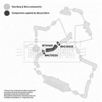 Шлангопровод BORG & BECK BTH1169