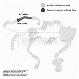 Шлангопровід BORG & BECK BTH1285