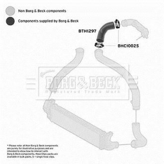 Шлангопровод BORG & BECK BTH1297