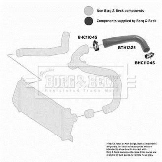 Шлангопровод BORG & BECK BTH1325