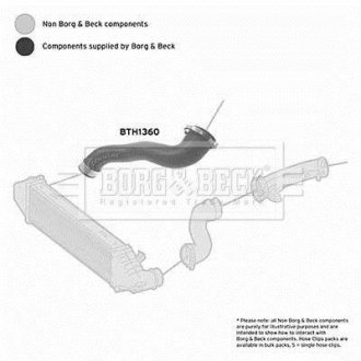 Шлангопровод BORG & BECK BTH1360