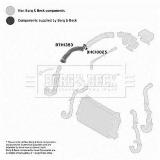 Шлангопровод BORG & BECK BTH1383