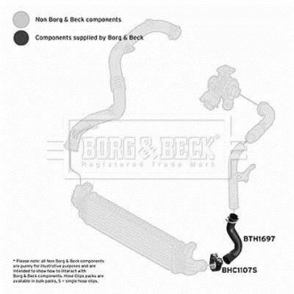 Шлангопровід BORG & BECK BTH1697 (фото 1)