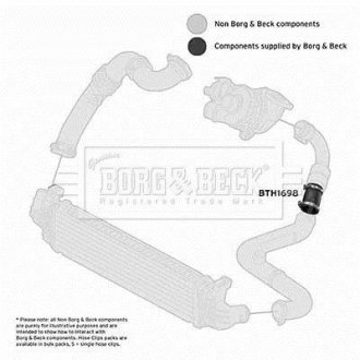 Шлангопровод BORG & BECK BTH1698