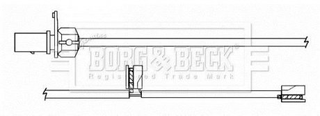 Контакт BORG & BECK BWL3139 (фото 1)