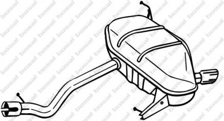 Детали выхлопной системы BOSAL 247-195