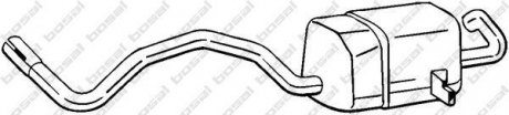 Глушник задня частина RENAULT MEGANE II (02-10), RENAULT Scenic (03-08) BOSAL 280-815
