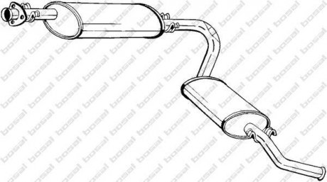 Детали выхлопной системы BOSAL 283-023