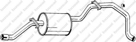 Глушитель выхлопных газов (конечный) BOSAL 285413