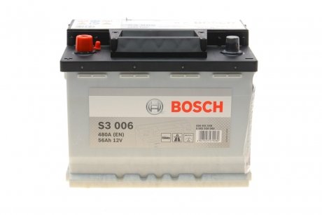 Акумуляторна батарея 12В/56Ач/480А BOSCH 0092S30060